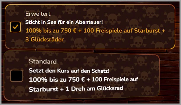 Exklusiver Willkommensbonus für neue Spieler bei Pirate Spins casino